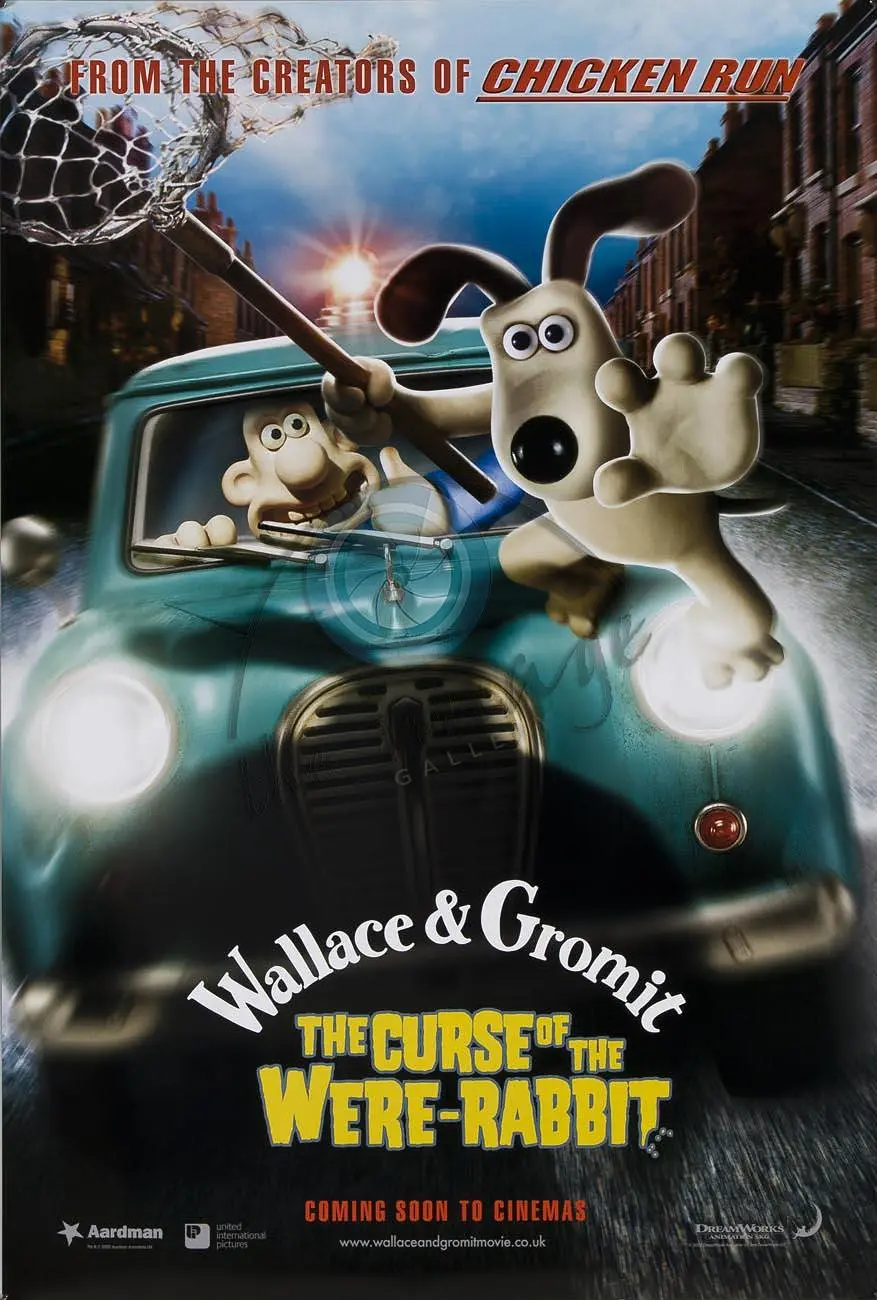 Featured image of post 《超级无敌掌门狗：人兔诅咒》(Wallace & Gromit: The Curse of the Were-Rabbit)：泥塑的英式哥特与温柔的反工业寓言