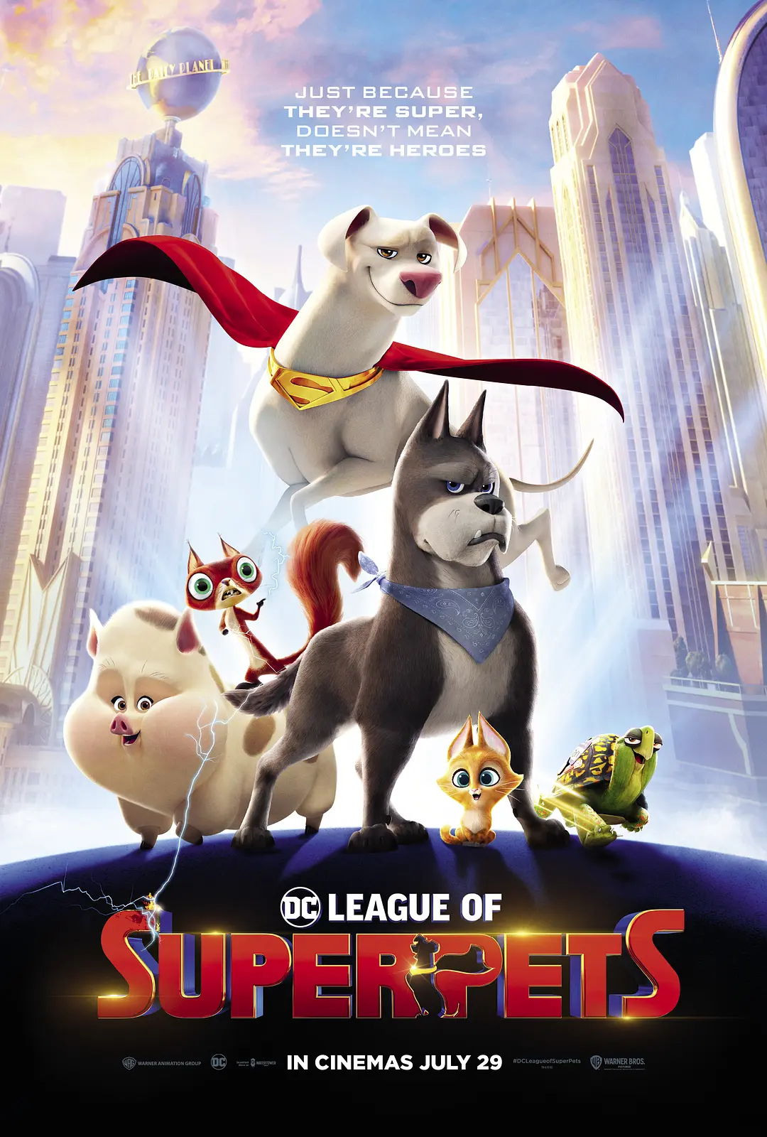 Featured image of post 《DC萌宠特遣队》(DC League of Super-Pets)：英雄主义的解构与陪伴的终极形态